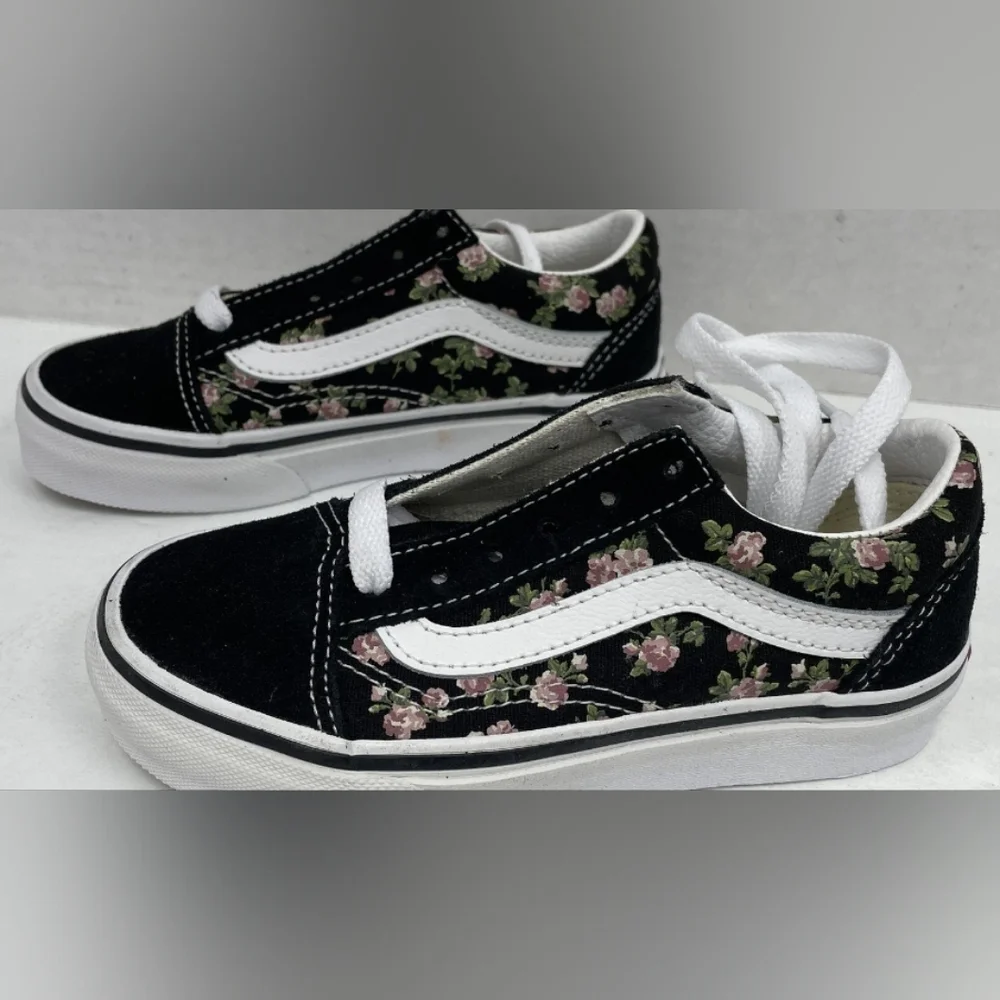 Vans Old Skool 'Wallflower Floral' Pre-School Sneakers Size 11 New - Picture 6 of 10